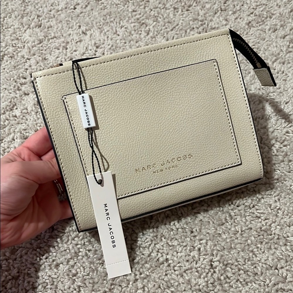 Marc Jacobs Cream Leather Pouch